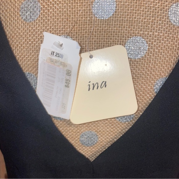 Ina Black Sequin Top - Picture 4 of 7